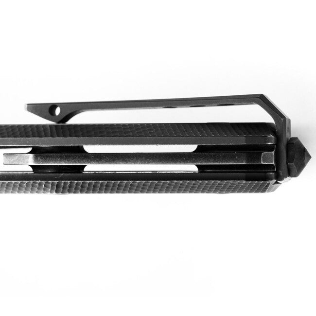 Lionsteel Myto MT01B хайтек EDC сгъваем нож острие M390 с клип за пояс изцяло черен острие стомана BW, черен
