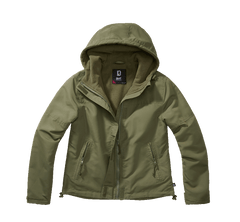 Brandit Windbreaker Frontzip women's jacket, olive