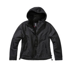 Brandit Windbreaker Frontzip women's jacket, black