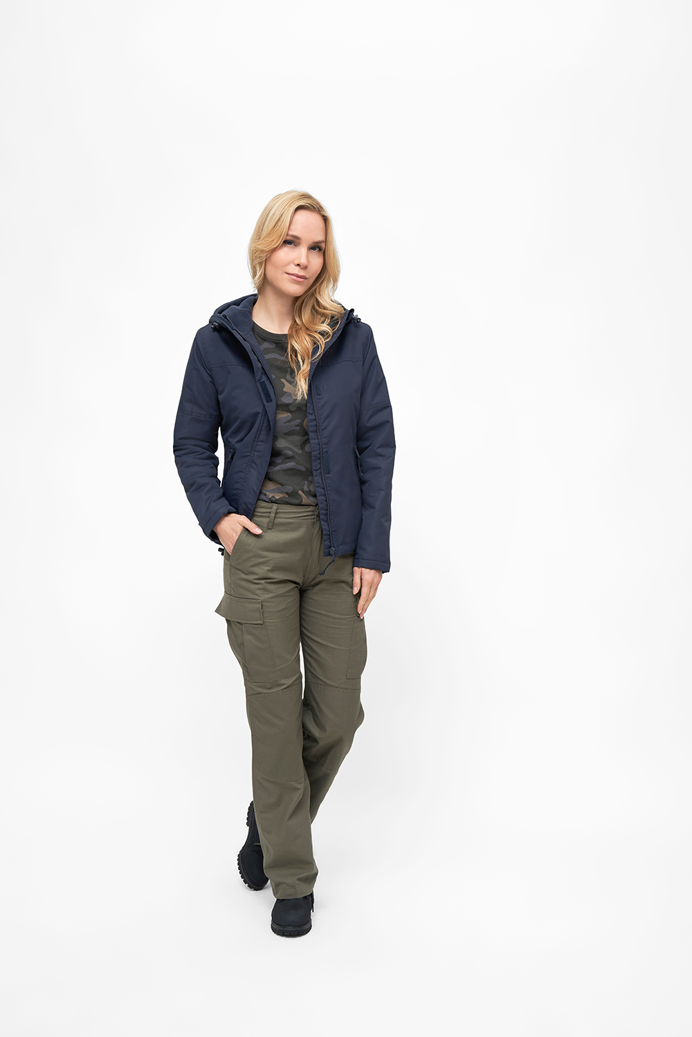 Brandit Frontzip Windbreaker dámska vetrovka, navy