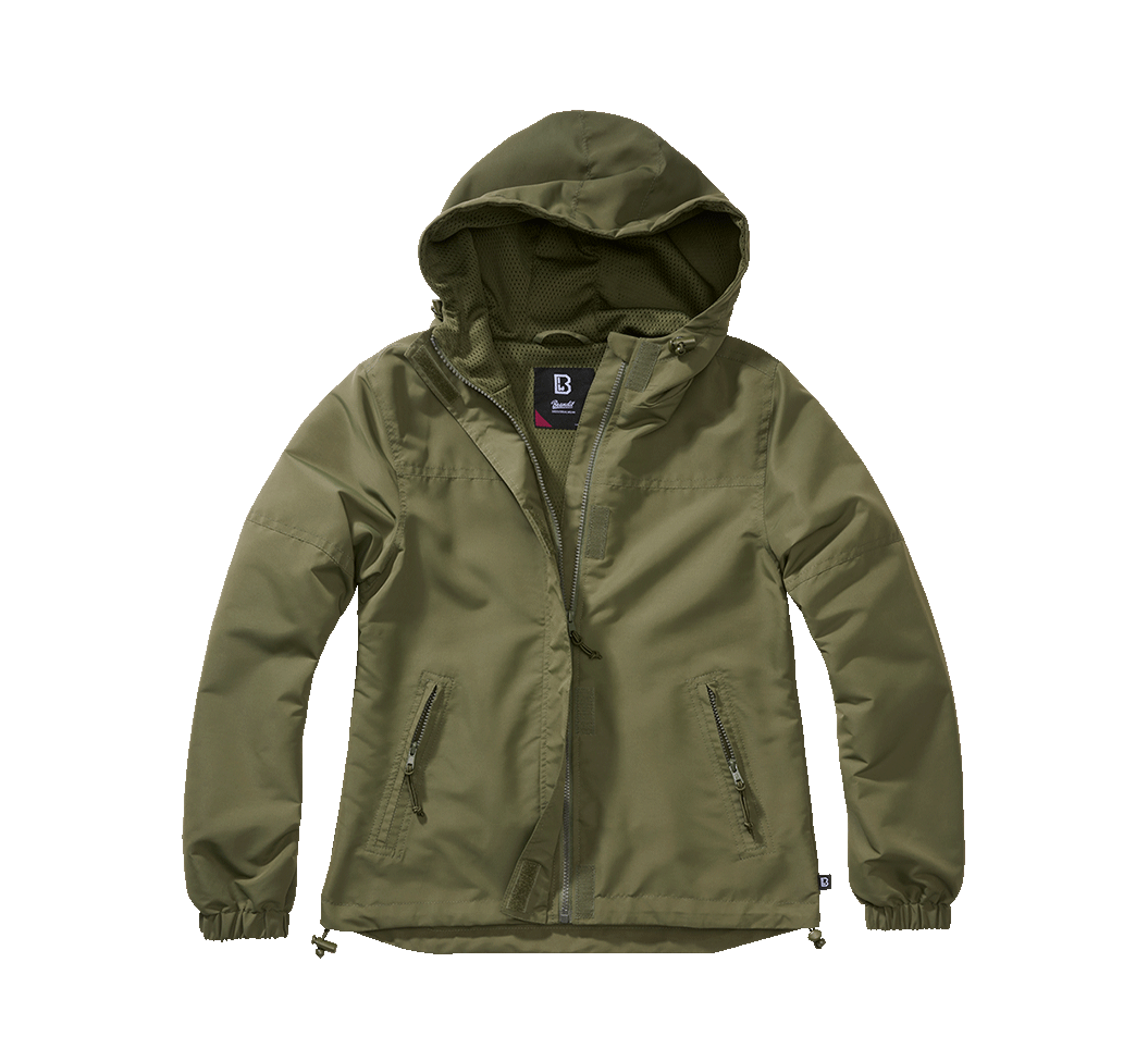 Brandit Summer dámska windbreaker bunda, olivová