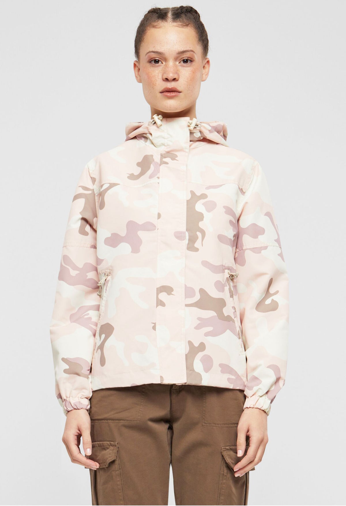 Brandit Summer dámska windbreaker bunda, Candy camo
