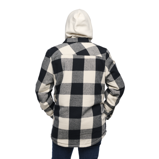 Black Diamond Project Lined Flannel фланелна риза дамска, черно-офф бяло каре