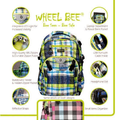 Wheel Bee Bee LED раница 30 L, многоцветна