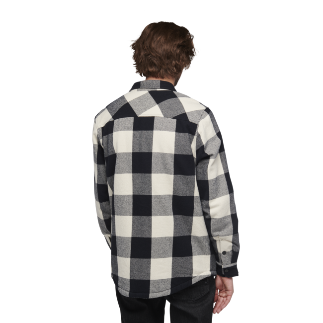 Black Diamond Project Lined Flannel фланелена риза мъжка, черно-офф бяло каре