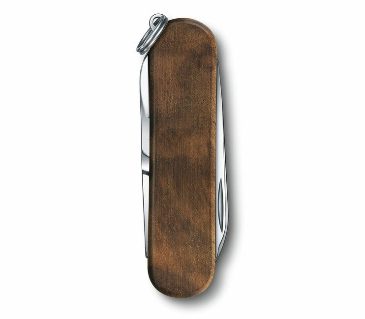 Victorinox Classic SD многофункционален нож Wood 58 mm, орехово дърво, 5 функции
