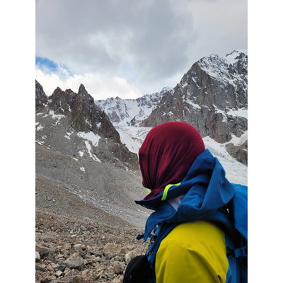 Origin Outdoors Merino многофункционален шал за открито, бордо