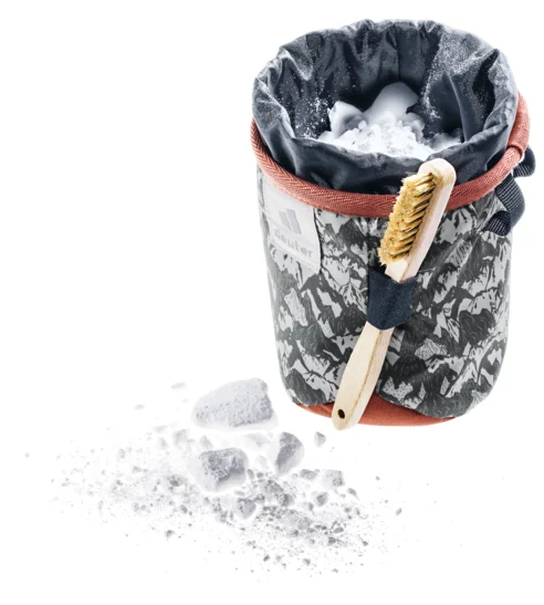 Deuter Gravity Chalk Bag I мултифункционална торбичка за магнезий, графит mountain-redwood