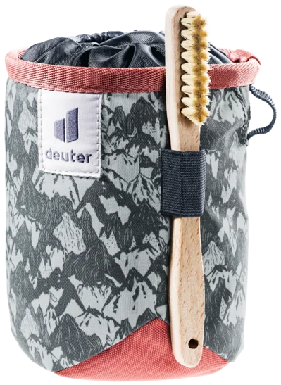 Deuter Gravity Chalk Bag I мултифункционална торбичка за магнезий, графит mountain-redwood