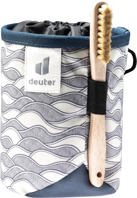 Deuter Gravity Chalk Bag I многофункционална торбичка за магнезий, bone waves-marine