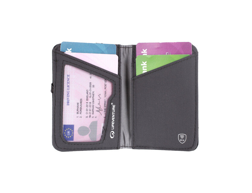 Lifeventure RFID Card Wallet портфейл, сив