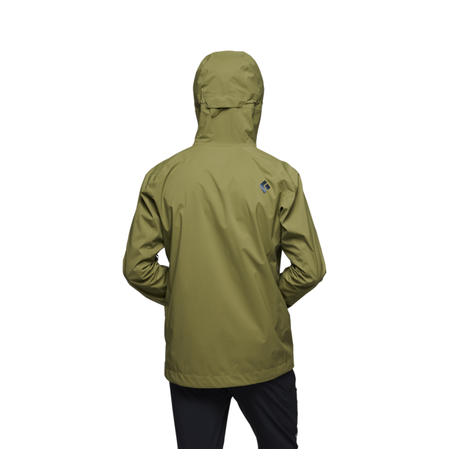 Black Diamond Highline Stretch Shell непромокаемо яке, мъжко, крег зелено