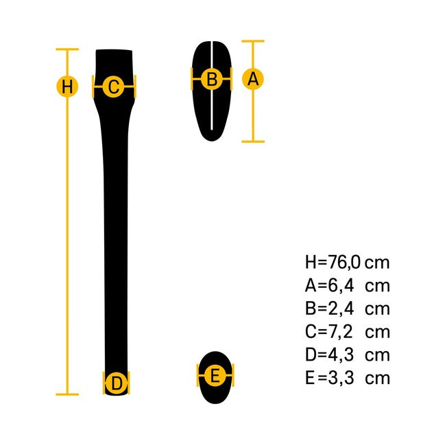 Hultafors HB AHS 760-60X17 HB дръжка на брадва права 842750 id