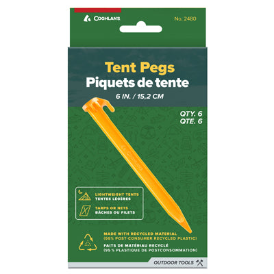 Coghlans ABS колчета за палатка 15 см, 6 бр. в блистър