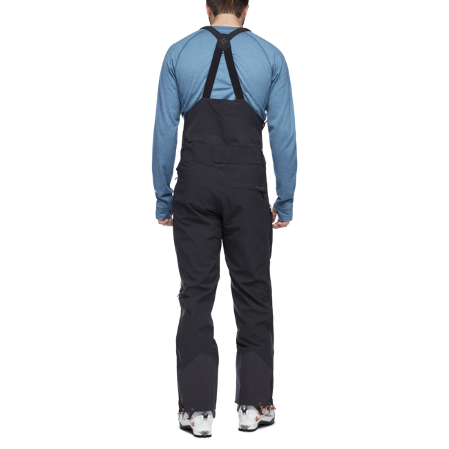 Black Diamond Recon Stretch Bibs панталон мъжки с тракове, черен