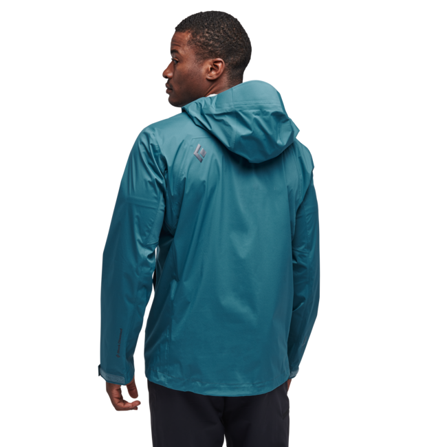 Black Diamond Stormline Stretch Rain Shell непромокаемо яке мъжко, поточно синьо