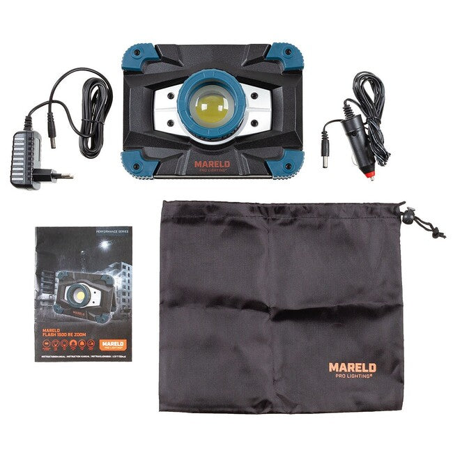 MARELD 1500 RE ZOOM работна фенер с цип