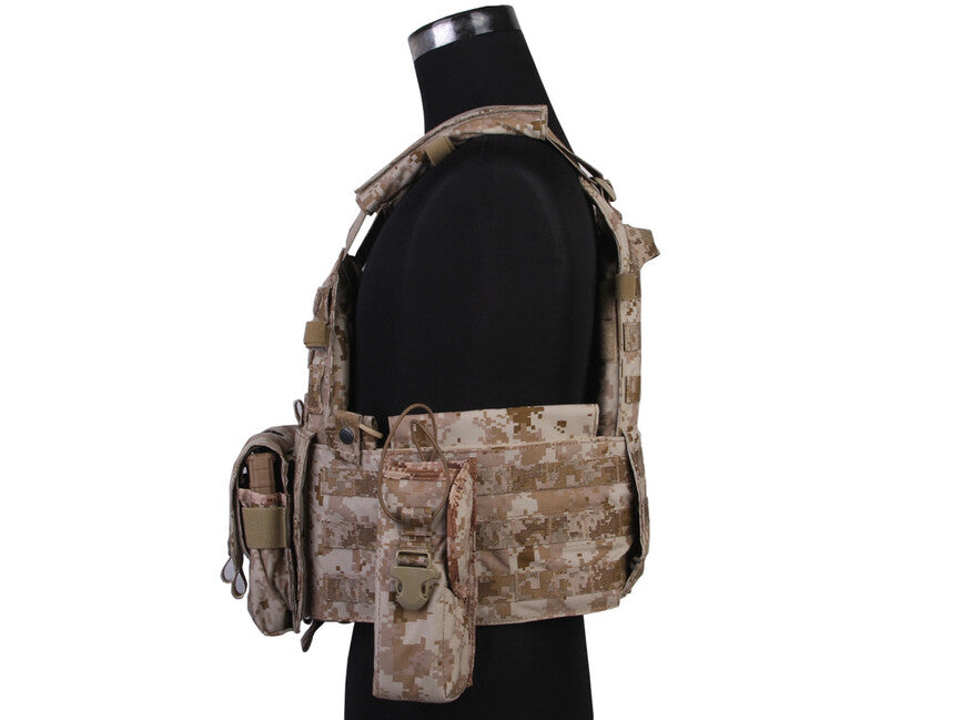 Emersongear LBT6094A носител на плаки 500D с 3 джобове, AOR1