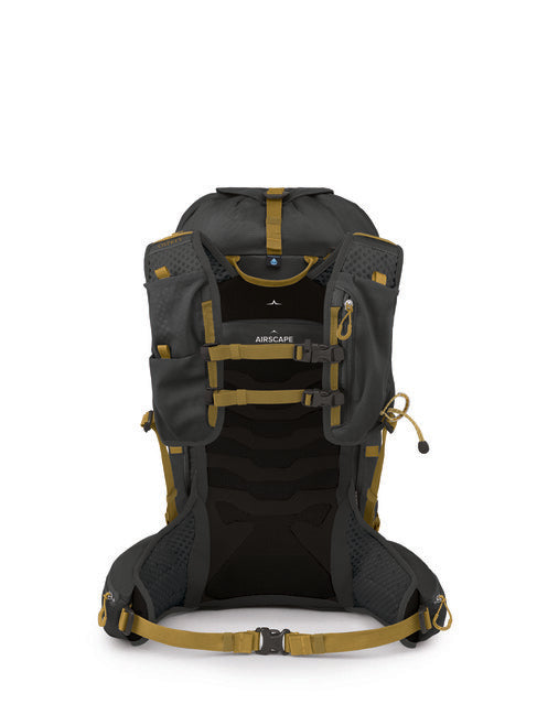 OSPREY TALON VELOCITY 30 туристическа раница, тъмен антрацит/tumbleweed жълт