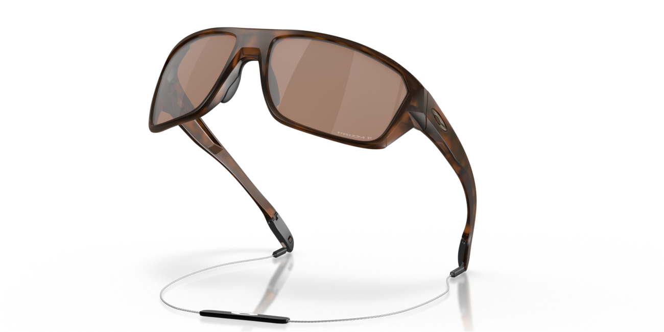 Oakley SPLIT SHOT слънчеви очила с рамка Matte Brown Tortoise и със стъкла Prizm Tungsten Polarized, 64