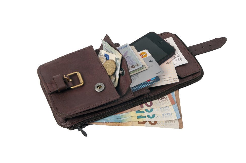 BasicNature Belt Safe чантичка за кръста, мока
