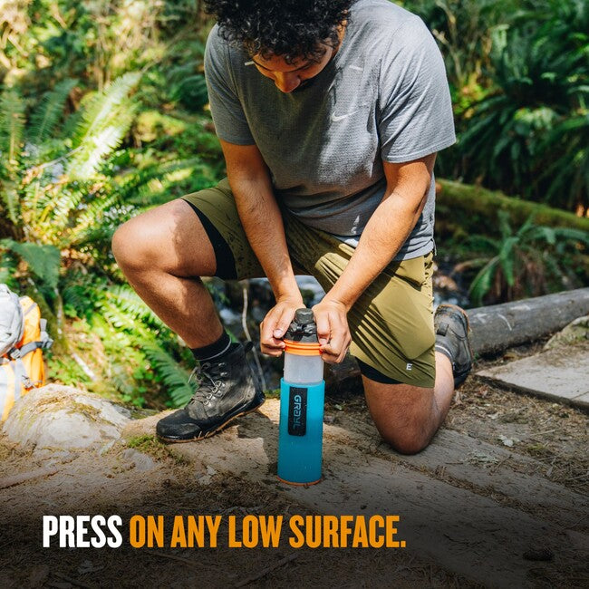 GRAYL GeoPress Purifier филтрираща бутилка, Bali синьо