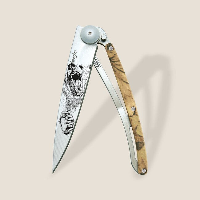 Deejo Tattoo джобен нож камо Grizzly