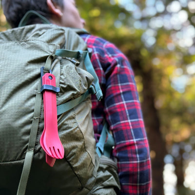 Humangear GoBites BIO прибори K/F/S, червени