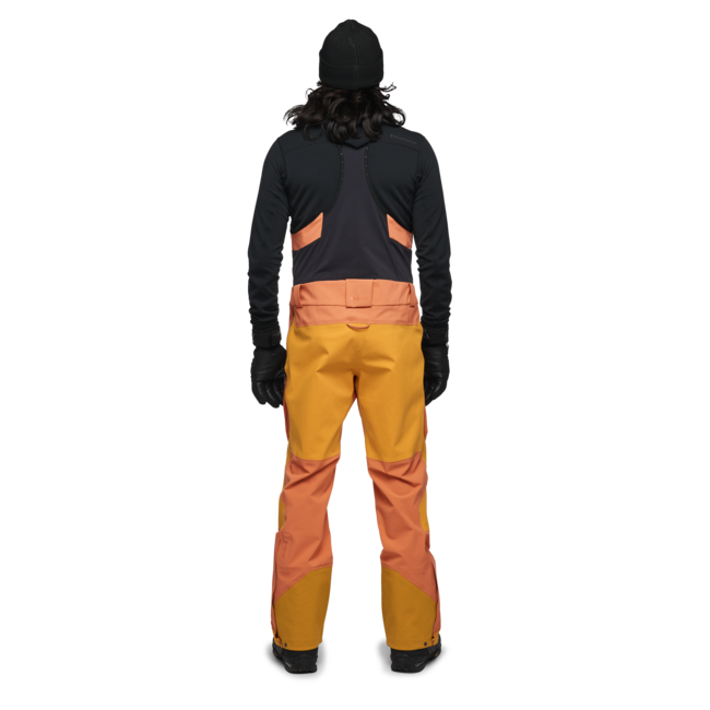 Black Diamond Recon Stretch Pro Bibs панталон мъжки с тракми, bd оранжево-пламък оранжево