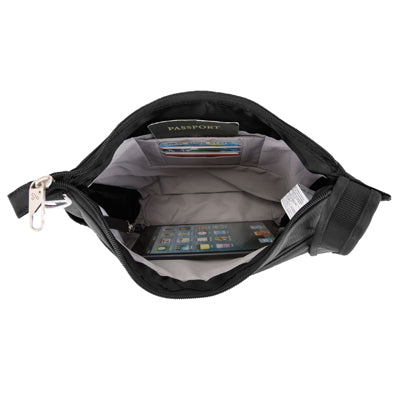 Travelon Classic Lady чанта през рамо срещу кража Crossbody, черна