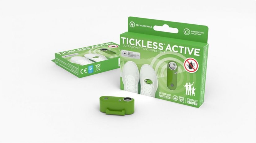 Tickless Active ултразвуков репелент против кърлежи, зелена
