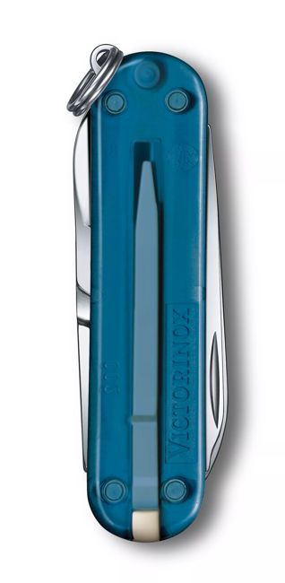Victorinox Classic SD джобен нож Transparent, небесносин