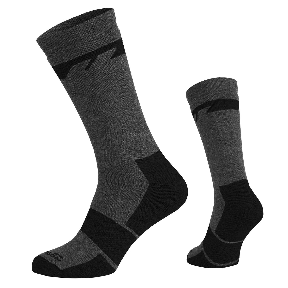 Pentagon Alpine Merino тежък чорапи, сив пепелно сиво