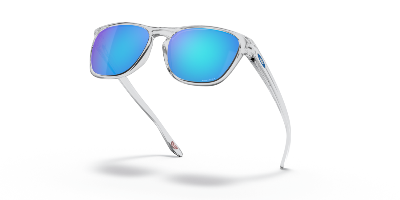 Oakley MANORBURN слънчеви очила с рамка Polished Clear и стъкла Prizm Sapphire 56