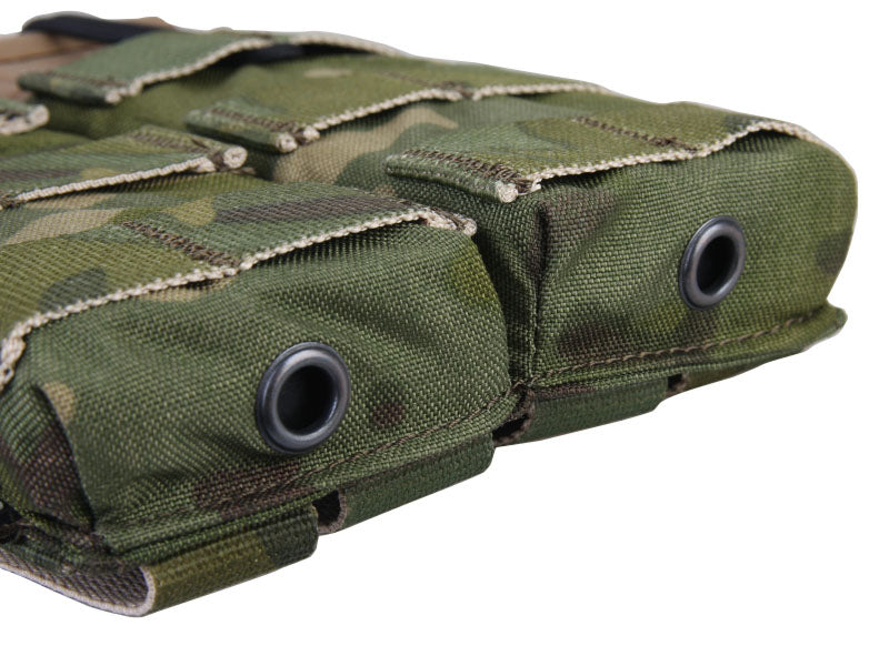 Emersongear модулно отворено двойно калъф за магазини 5.56, черна, 500D