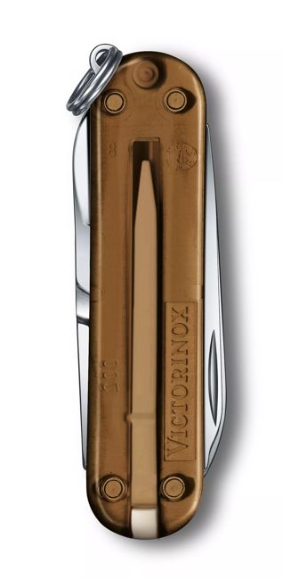 Victorinox Classic SD Джобен нож Transparent, кафяв