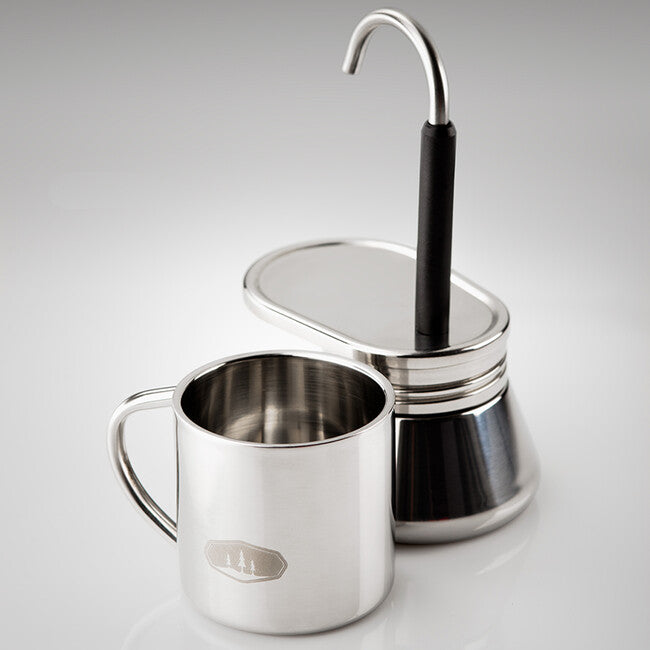 GSI Outdoors Mini presso еспресо чаша Stainless, 74 ml
