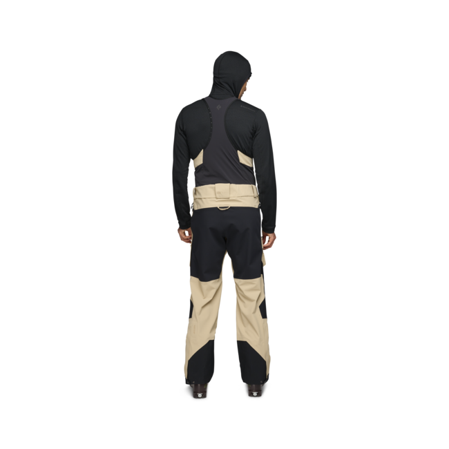 Black Diamond Recon Stretch Pro Bibs панталон мъжки с тракми, каки-опушено