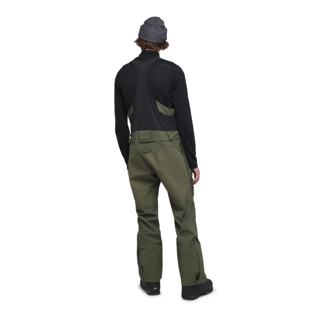 Black Diamond Recon Stretch Pro Bibs панталон мъжки с тракми, тундра