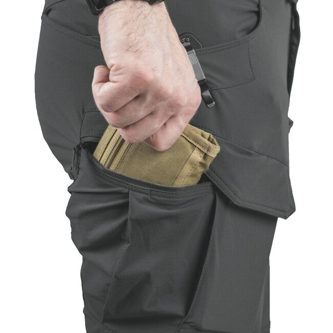 Helikon-Tex OTS 11" шорти VersaStrecth тактически открит въздух Versa Stretch Lite Strecth, сив / черни