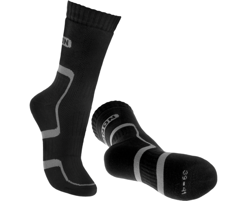 BENNON TREK SOCK тракови чорапи, черни/сиви