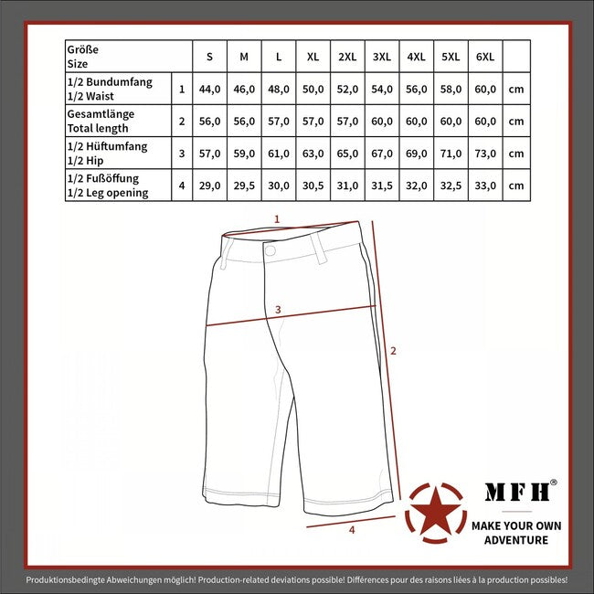 MFH GB Combat шорти, OD зелено