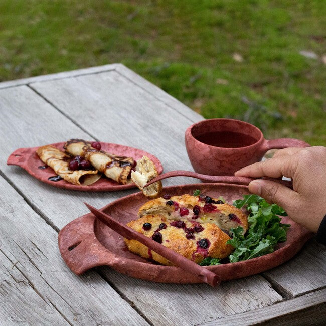 Купилка Cutlery комплект прибори в опаковка, зелена