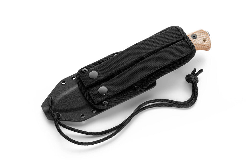 Lionsteel T6B CVN дълга дълга с дръжка от микарта