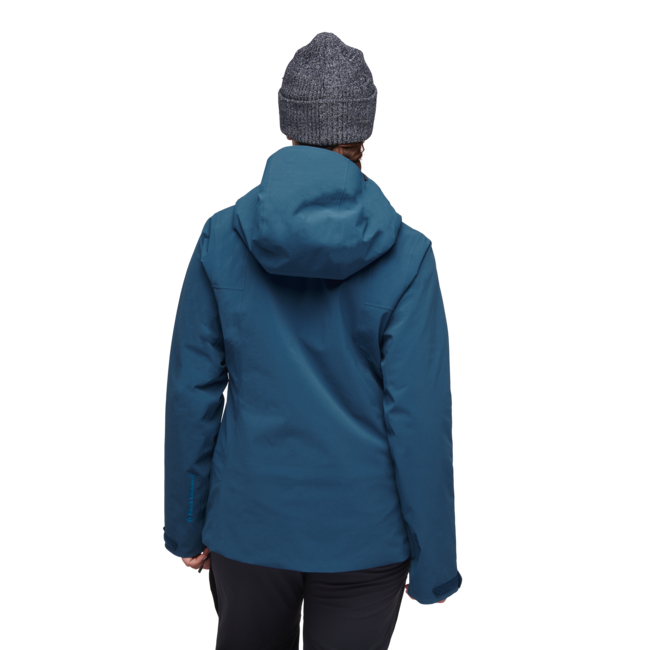 Black Diamond Recon Insulated Shell непромокаемо яке, дамско, азурит