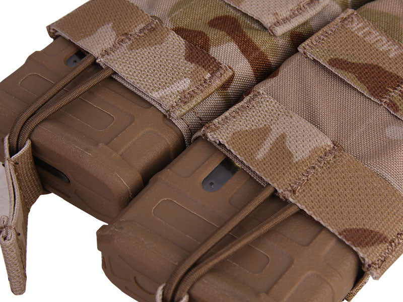 Emersongear двойно модулярно отворено калъф за магазини 5.56, мултикам сух