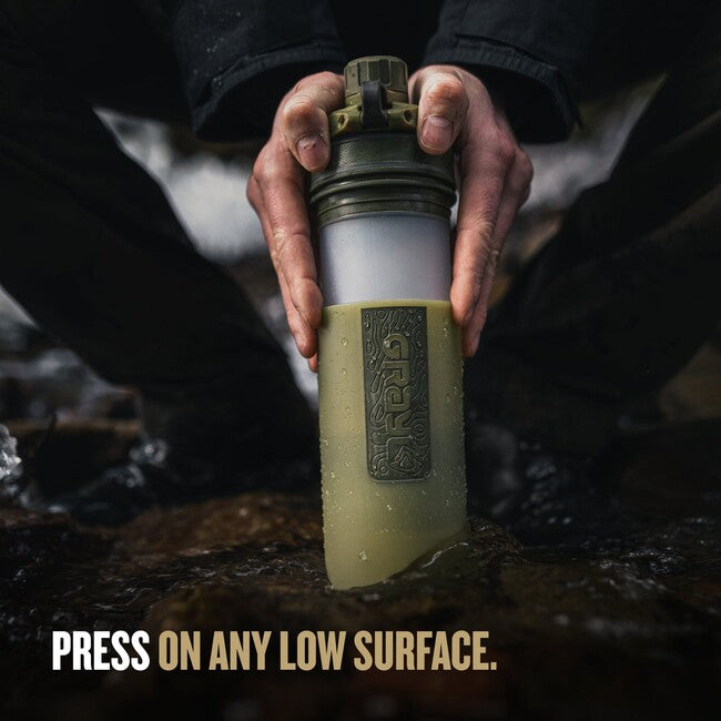 GRAYL GeoPress Purifier филтрираща бутилка, маслинено Drab