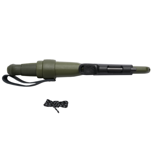 Morakniv Kansbol нож за оцеляване на открито със зелена комплект