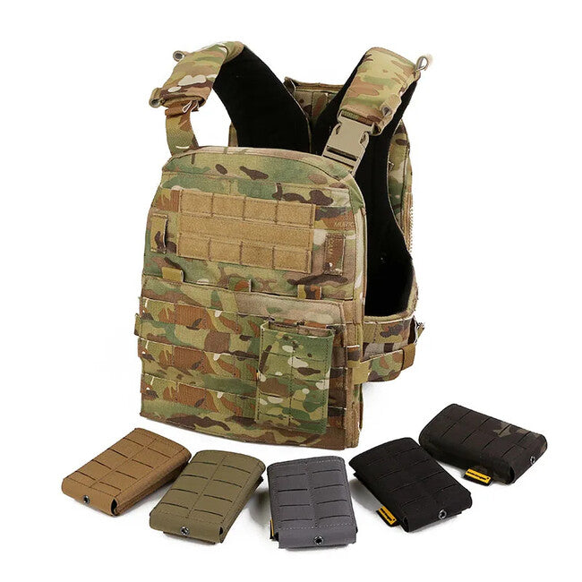 Emersongear LCS калъф за магазин за пушка 500D, сива, 5,56 7,62 mm
