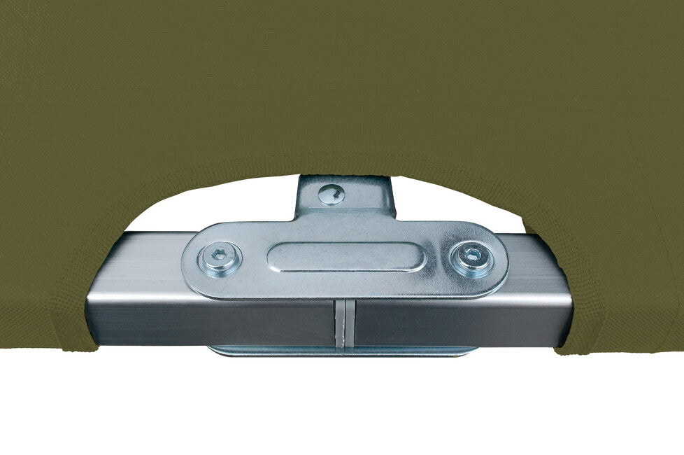 BasicNature Alu-Campbed туристическо легло, маслинено, 210 см